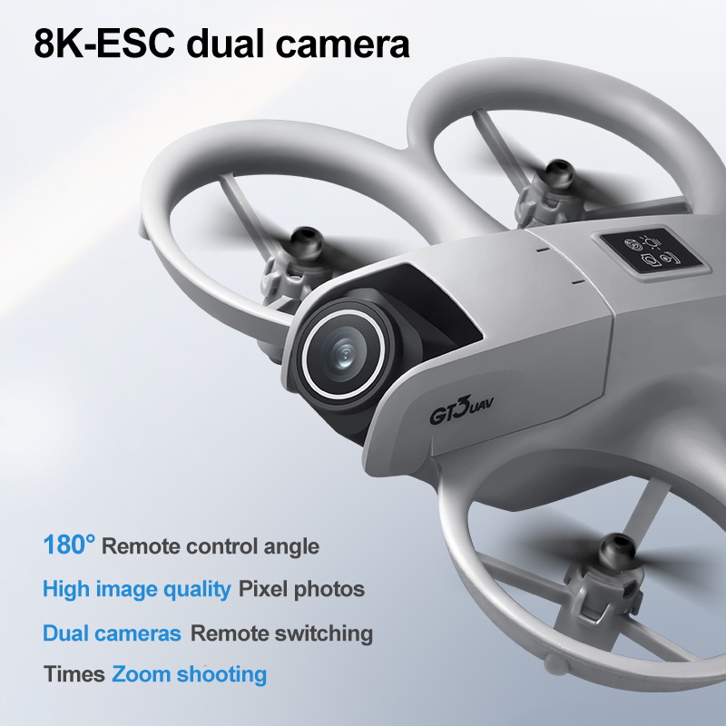 Novo GT3 com tela Mini Drone 8 - Drone Gimbal Controller avaliação e preço